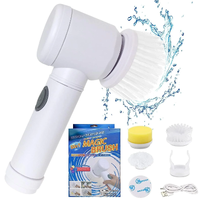 Cepillo Eléctrico Magic Brush 5 en 1: La Revolución en Limpieza para tu Hogar