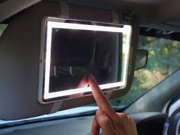 ✨ Espejo para Carro de Maquillaje con Luz LED ✨