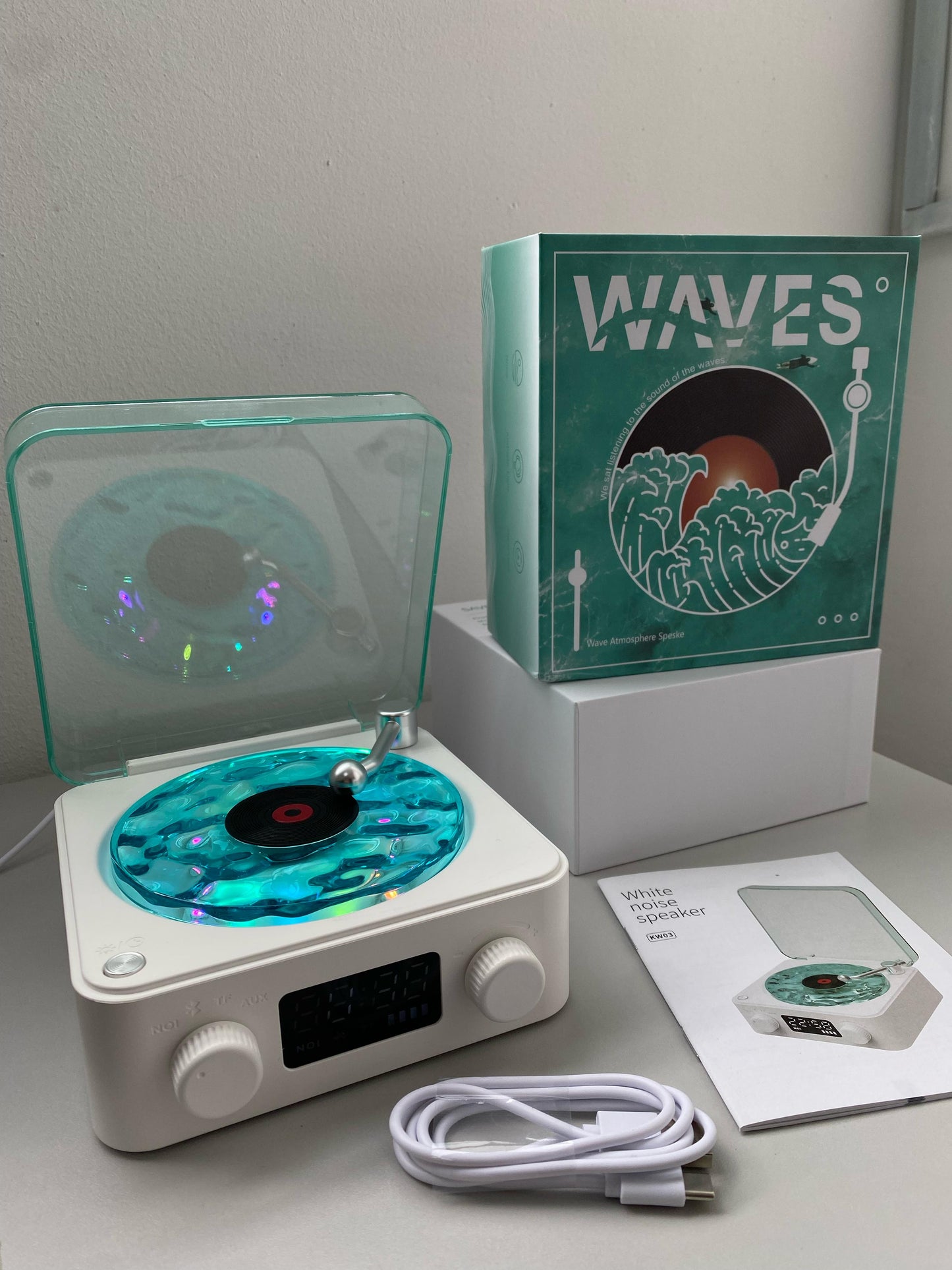🎶 Parlante Retro Tocadiscos - Estilo Vintage y Sonido Premium 🎶