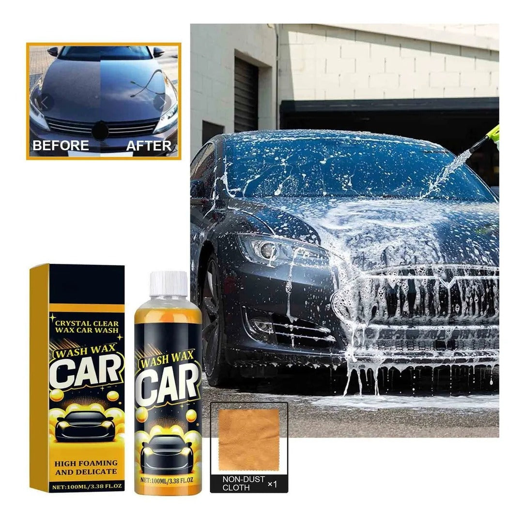🚗 Kit Hidrolavadora Portátil + Shampoo Car Wash