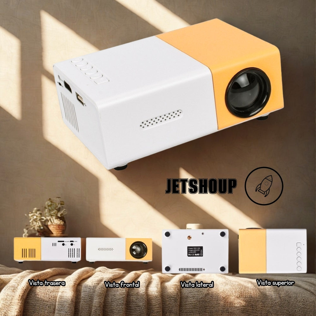 📽️ Mini Proyector Portátil LED 1080P