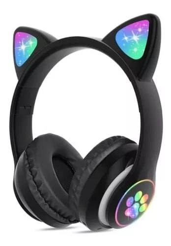 Audífonos Bluetooth Orejas De Gato