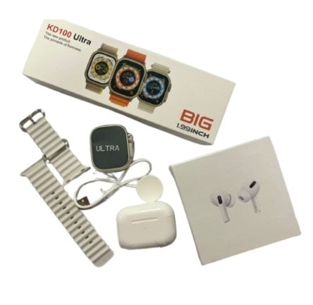 Smartwatch Ultra + Airpods PRO