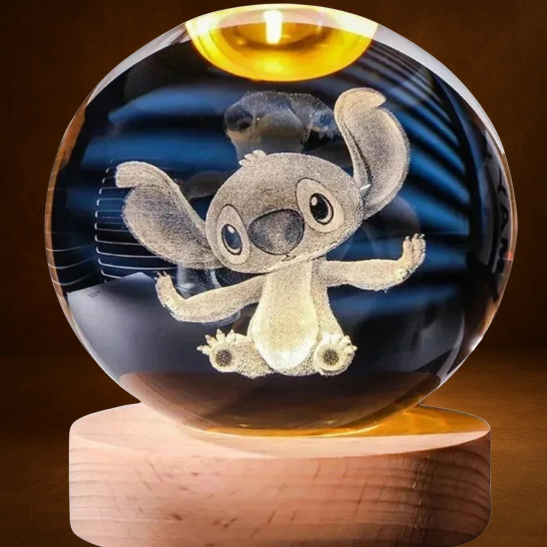 Lámpara Bola Cristal RGB Stitch